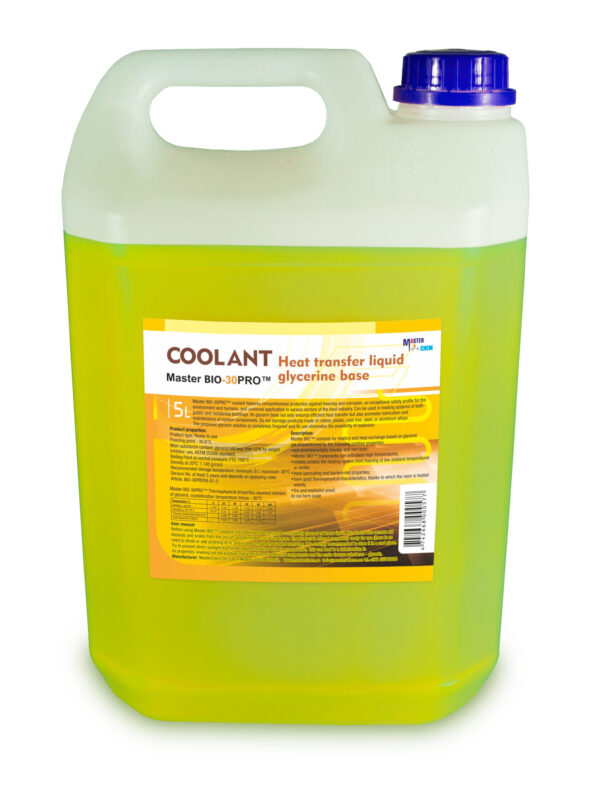Coolant Master BIO-30PRO™ siltumnesēja šķidrā glicerīna bāze 5L